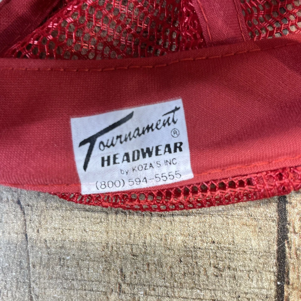 老式德克萨斯州中部国民警卫队平沿帽军帽 — 第 4/4 张图片