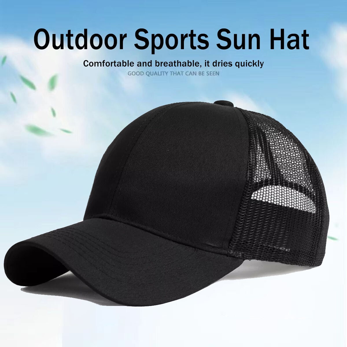 Cotton Bucket Hat for Men - Sun Protection Safari Camping Fishing Summer Cap  -image