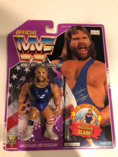 Hasbro WWF WWE Hacksaw Jim Duggan Wrestling 1994 V...