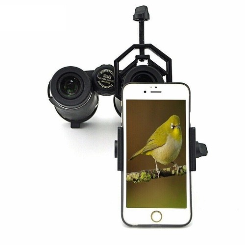 Support adaptateur téléphone portable pour télescopes jumelles lunette de visée 28-47 mm Len - Photo 7 sur 7