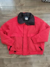 Woolrich Ultrex by Burlington Winter Jacket Men's XL Red Made in USA Nylon READ