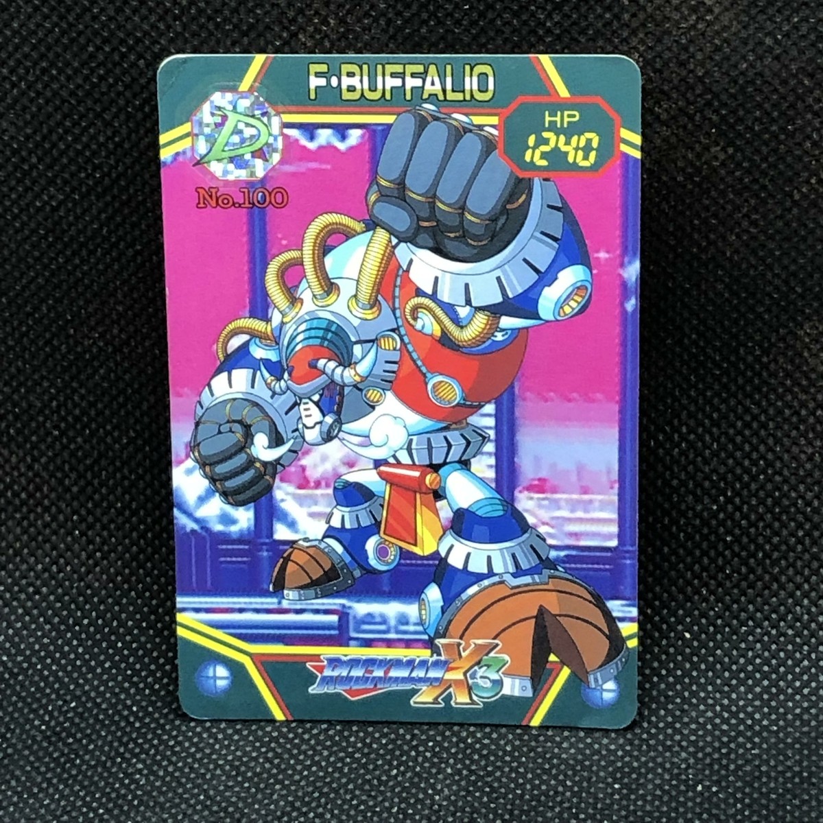 ☆Magic☆ Frozen Buffalo Megaman X3 No.100 Card 1995 Bandai Japanese