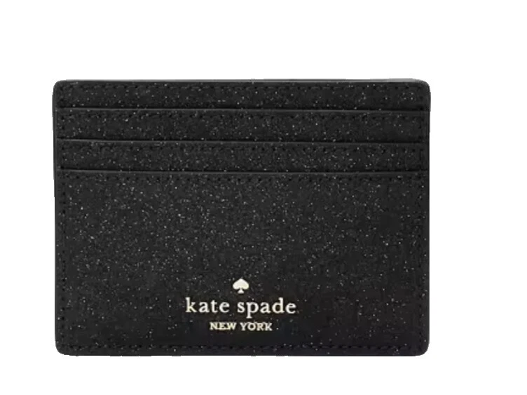 Kate Spade New York Brillo Negro Carteras para Mujeres