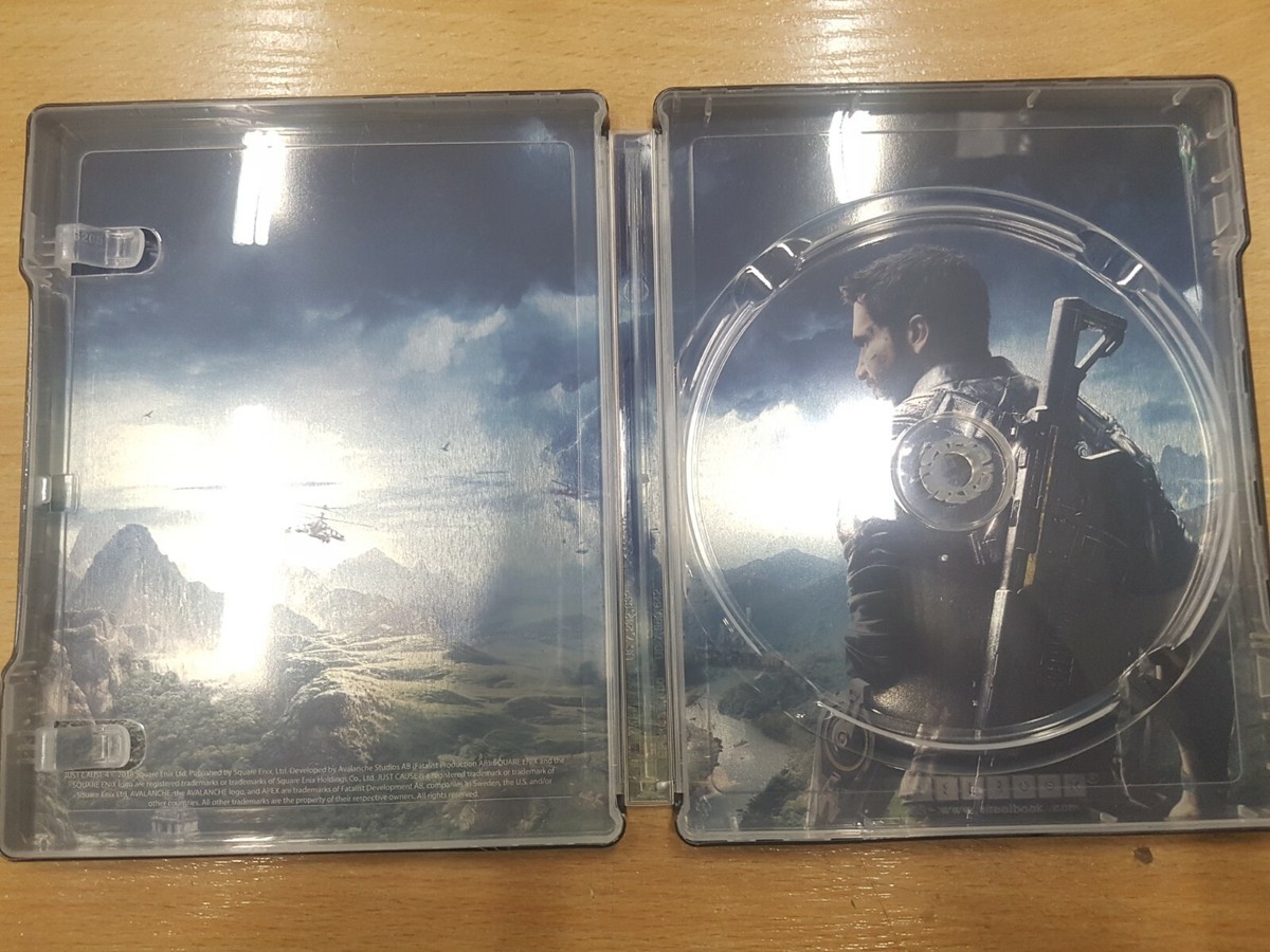 Just Cause 4 Steelbook Édition + Mini-Map – PS4 – Bon état – Envoi Rapide