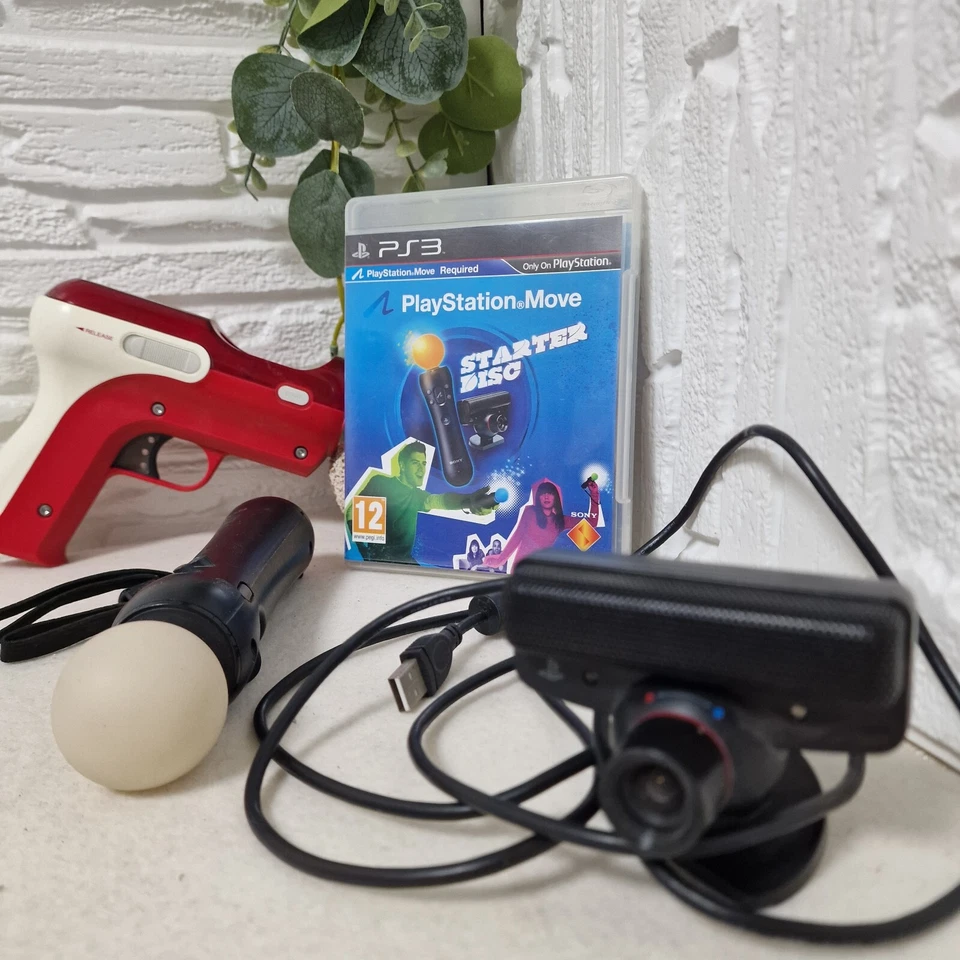 PlayStation Move Bundle - Motion Controller, Camera, Shooting Attachment, Disc - Image 3 of 4