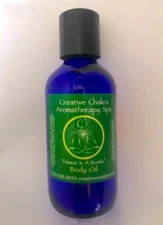 Massage Oil Organic Hawaii in a Bottle 4oz by Creative Chakra Spa 