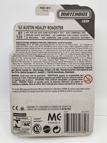 2018 Matchbox MBX Road Trip™ Die Cast 1:64 Scale ⚡Sold Individually ⚡ - Picture 8 of 44