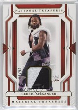 2024 Panini National Treasures WWE Material 35/99 Cedric Alexander #MT-CAL 1co7