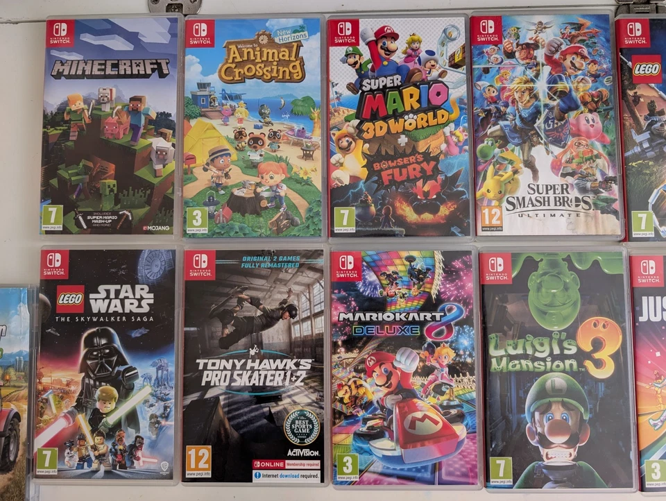Nintendo Switch Games - Mario - Pokemon - Minecraft - Zelda - SWITCH 2 - Boxed - Image 2 of 4