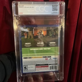 NEW SEALED 2024 PS5 MINECRAFT 3500 Bonus Coins Edition CGC Graded 9.9 A++ Seal