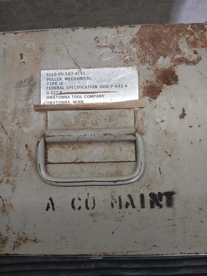 Genuine OTC Universal Hub Puller Kit 5180-00-587-4151 GGG-P-643A G-827-B W/Box - Image 2 of 4