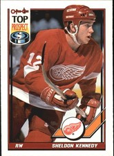 1991-92 O-Pee-Chee #317 Sheldon Kennedy - HKY