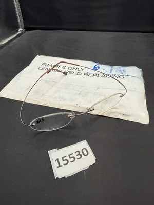MARCHON AIRLOCK 2 EYEWEAR 720 10 150mm BROWN RIMLESS EYEGLASSES