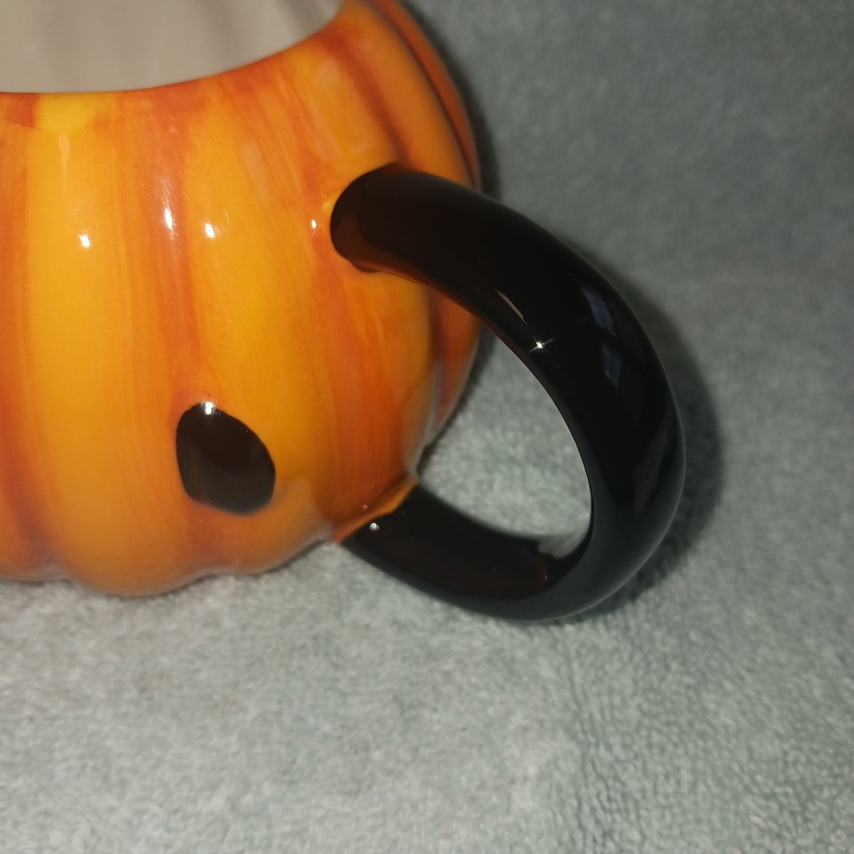 Hyde & EEK Halloween Stoneware Figural Pumpkin Mug Orange 15oz. New | eBay