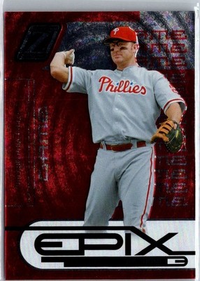 JIM THOME 2005 DONRUSS ZENITH #E-10 EPIX GAME RED #/150