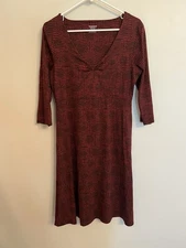 Toad & Co. Red Spotted Rosalinda Dress Women’s Size Medium FA 16