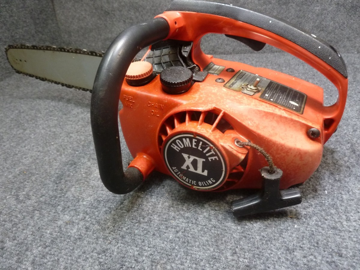 Vintage HomeLite XL Textron Chainsaw -10618-A | eBay