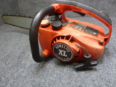 Vintage HomeLite XL Textron Chainsaw -10618-A | eBay