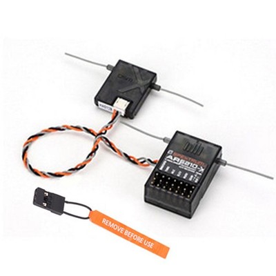 2.4GHz AR6210 DSMX 6CH RC Receiver RX Support DSM2 for Spektrum Transmitter TX G