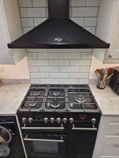 Rangemaster  Longstock 90cm Dual Fuel Range Cooker + Cookerhood ___ 100% working