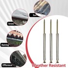 Gutter Screws 7 Inch,48 PCS Gutters Spikes Kit,Roof Gutter Screws with 5 Inch...