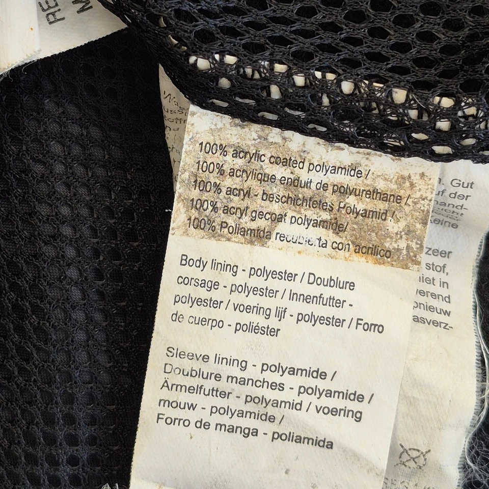 Veste REGATTA noir moyen homme polyester imperméable à capuche manteau d'exté... - Photo 3/4