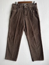 Vintage L.L. Bean Corduroy Pants Straight Leg Natural Fit Brown Men's Size 32x29