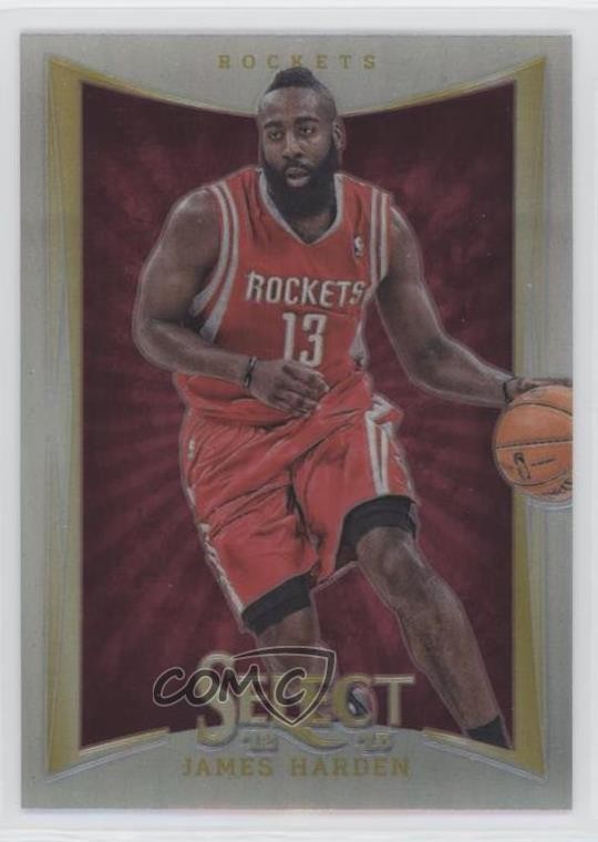 2012-13 Panini Select Silver Prizm James Harden #40 06o9