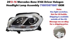 2013-16 Mercedes-Benz X166 Driver Halogen Hea...
