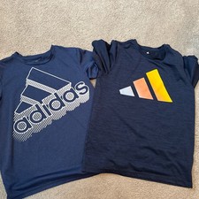 Adidas-2 Youth L 14/16 Brand New Without Tags Heathered Blue