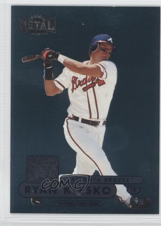 1998 Metal Universe Ryan Klesko #143 8m7