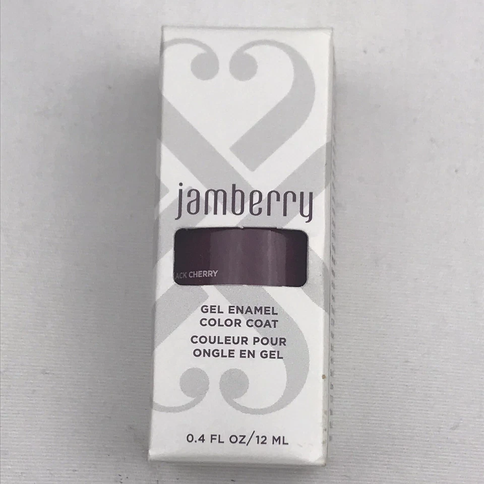 Jamberry TruShine Gel Esmalte Color Abrigo Negro Cereza 0.4 FL OZ 5-Free Nuevo Foto 2 de 4