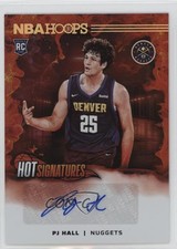 2024-25 Panini NBA Hoops Hot Signatures Rookies PJ Hall #HSR-HAL Auto m4w