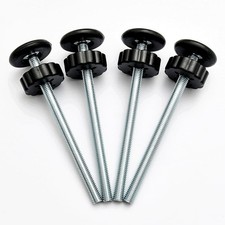 4 PCS Baby Gate Replacement Parts, 8MM Baby Gate Spindle Rods, Hardware Parts