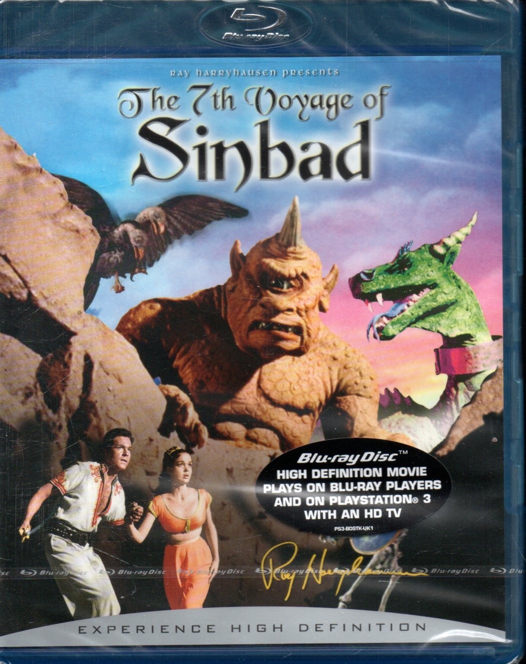 THE 7TH VOYAGE OF SINBAD - Kerwin Mathews - Blu-Ray **NEW & SEALED*