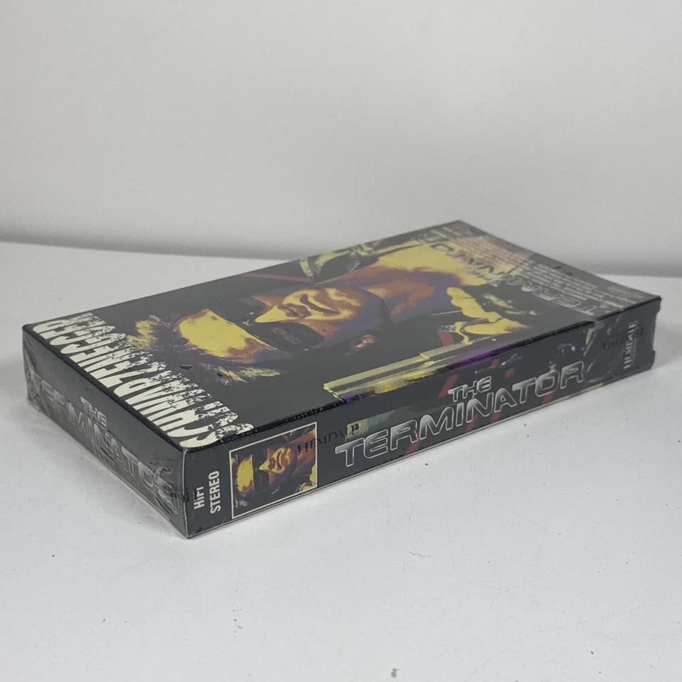 The Terminator VHS SEALED Hemdale Arnold Schwarzenegger VTG  - Image 4 of 4