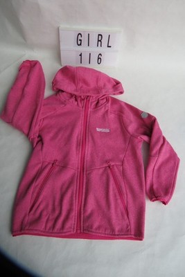 getragen Mädchen Softshelljacke Gr 116 ''Maxwell'' Regatta Rosa Pink Fusion
