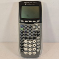 Texas Instruments TI-84 Plus Silver Edition Graphing Calculator USB LCD Gray