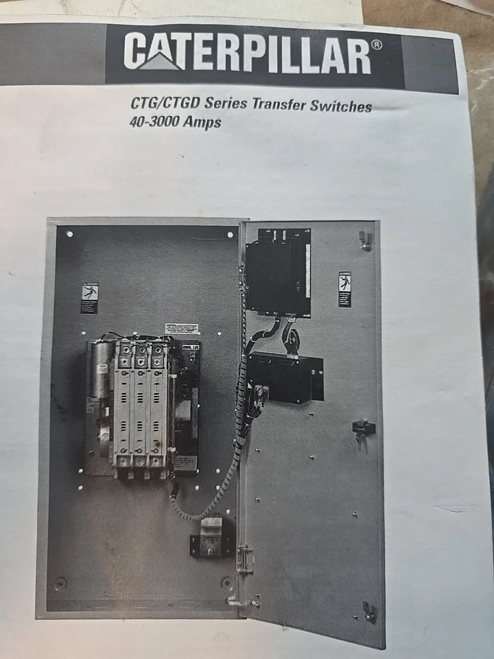 Caterpillar CTG  600 Amp Transfer Switch  - Image 4 of 4