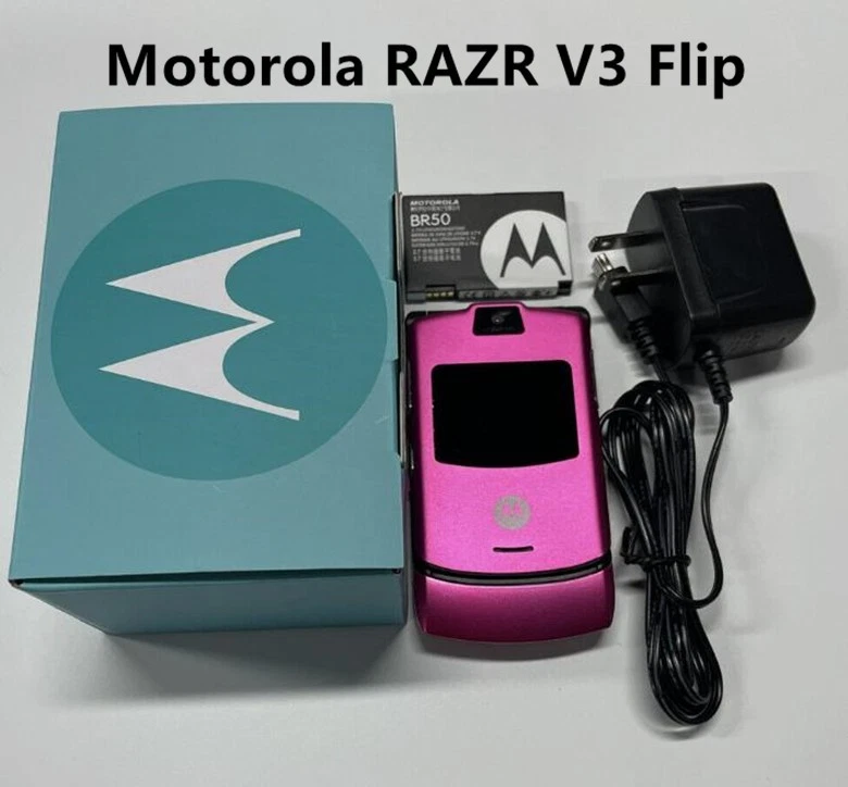 Motorola RAZR V3 GSM 850 /900 /1800 /1900 Unlocked Flip Bluetooth video Phone - Image 2 of 4