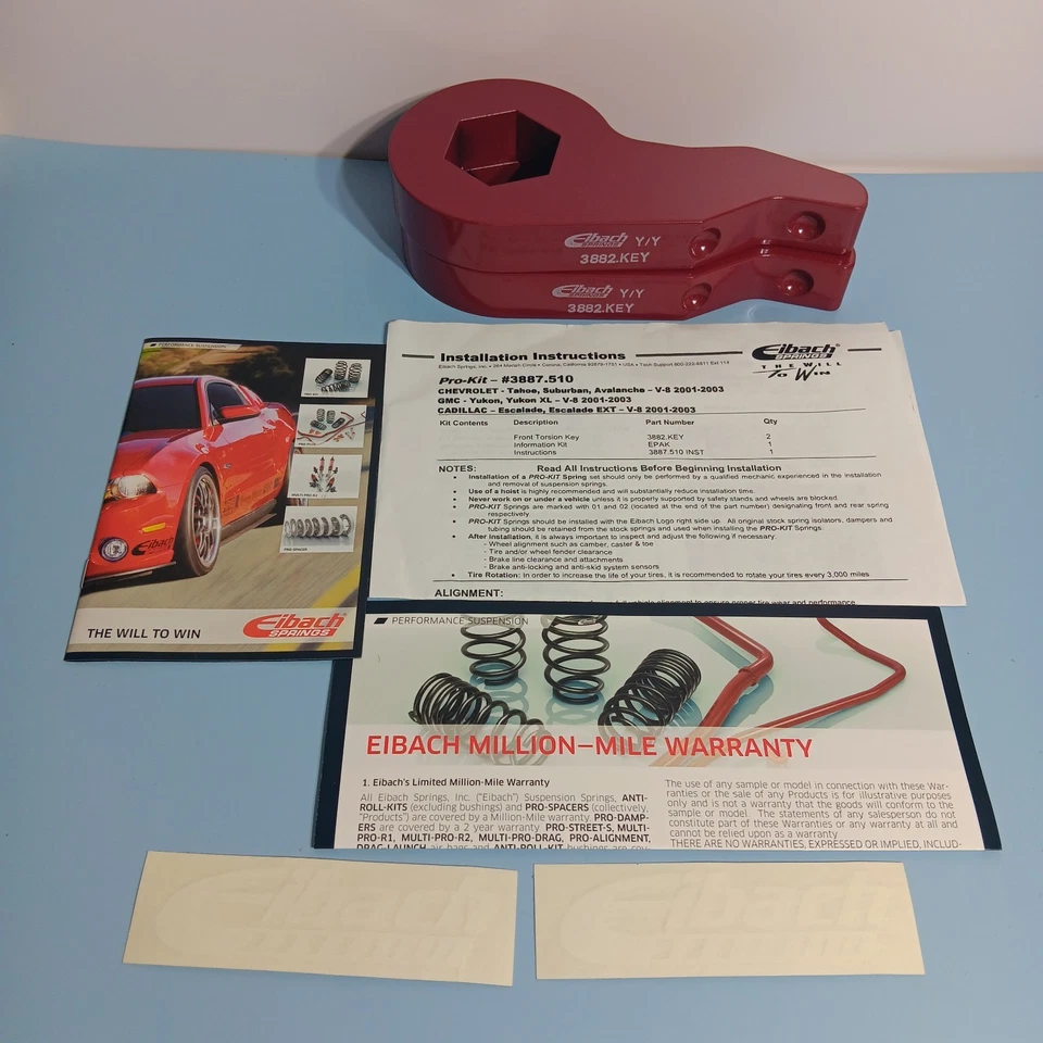 Eibach 3887.510 Pro-Kit para Chevrolet GMC Cadillac 2001-03 Tahoe Yukon Escalad Foto 3 de 4