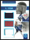 2019 Panini Encased Triple Memorabilia Sapphire 26/50 A.J. Brown Rookie #RT3 JM9