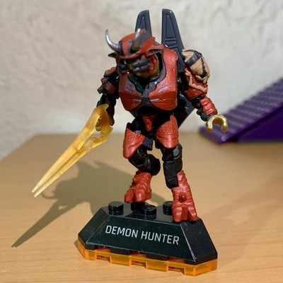 HALO MEGA CONSTRUX BANISHED ELITE DEMON HUNTER CUSTOM *FREE BASEPLATE*