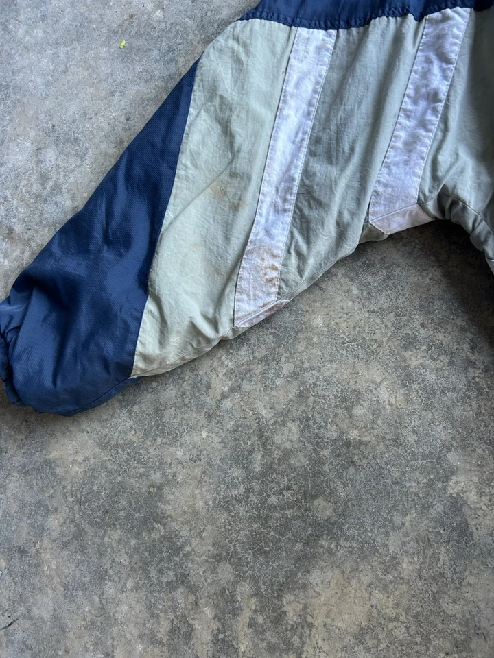 Chaqueta acolchada pulóver con capucha XL vintage años 90 Starter Georgetown Hoyas 1/4 cremallera Foto 4 de 4