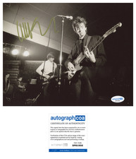 Will Sergeant ‘Echo And The Bunnymen’ Band Guitarist Signed 8x10 Photo ACOA