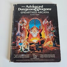 Advanced Dungeons and Dragons 1st edition 1985 Unearthed Arcana AD&D TSR 2017