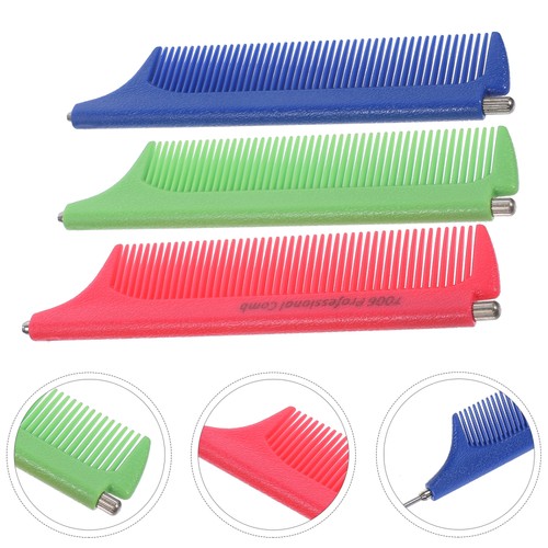 3 Pcs Hair Highlighting Comb Slick Hair Comb Hair Teasing Comb