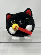 Snackles 5” Luna Black Cat Plush Stuffed Animal Heart Eyes PEZ Dispenser ZURU