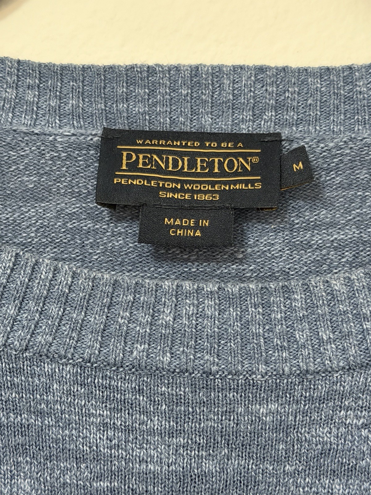 Pendleton Women’s Medium Blue Graphic Sweater Ble… - image 2
