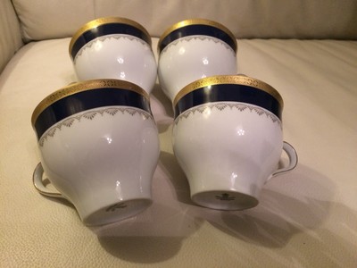 4 Winterling Marktleuthen Kaffeetassen Bavaria
